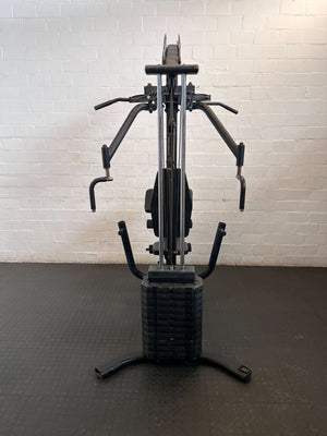Versatile Home Gym Multi-Station with Weight Stack - Rusted
