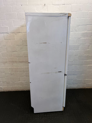 White Freezer Only - Essential Kitchen Appliance - Brocken the top door hinge