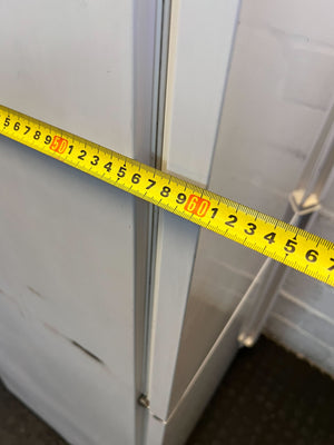 White Freezer Only - Essential Kitchen Appliance - Brocken the top door hinge