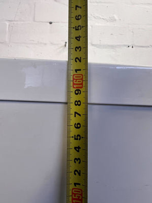 White Freezer Only - Essential Kitchen Appliance - Brocken the top door hinge