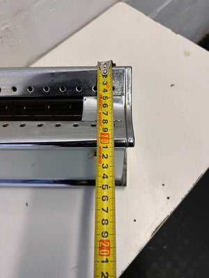 Stylish Silver Glass Electric Toaster with Minor Scratches