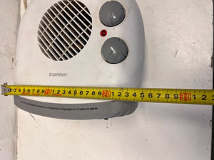 Compact Safeway White Electric Heater with Minor Scratches