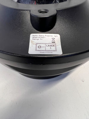 Stylish Black LED Star Projector β Minor Scratches