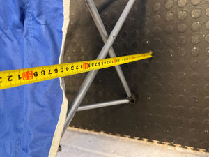 Comfortable Campmaster Folding Chair - Blue with Minor Wear