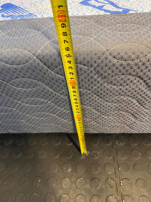 Comfortable Gray Fabric Double Bed Frame - Minor Wear