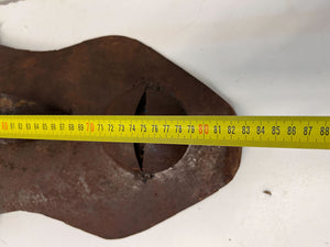 Unique Handcrafted Decorative Metal African Mask – Vintage Charm