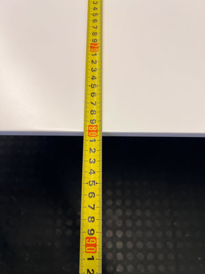 Versatile Modern Cream Table with Tapered Wooden Legs- One side legs is not stable 140 x 80