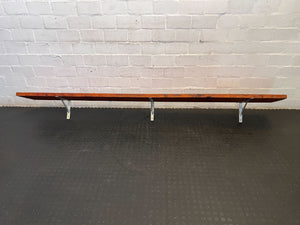 Rustic Industrial Wall-Mounted Pine Organizer Board 250 by 30