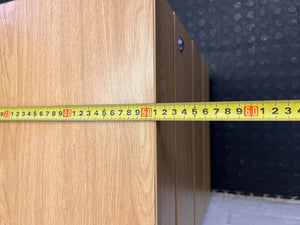 Light Wood Effect 4-Drawer Filing Cabinet with Lock - 2ndhandwarehouse.com