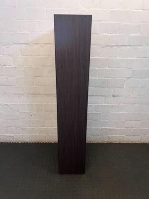 Versatile Dark Wood 5-Tier Bookshelf - 160 x 60 x 30