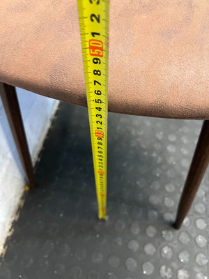 Stylish Brown Vintage Dining Chair with Mid-Century Design - PRICE DROP