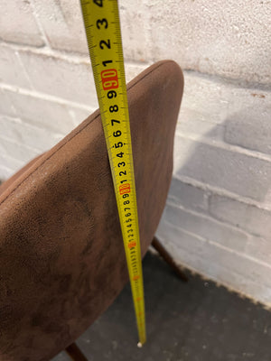 Stylish Brown Vintage Dining Chair with Mid-Century Design - PRICE DROP