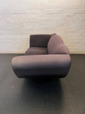 Chic Wavy Purple Loveseat - Visible damages - 2ndhandwarehouse.com