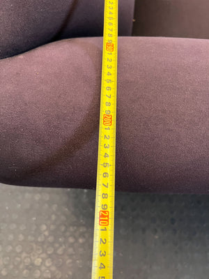 Chic Wavy Purple Loveseat - Visible damages - 2ndhandwarehouse.com