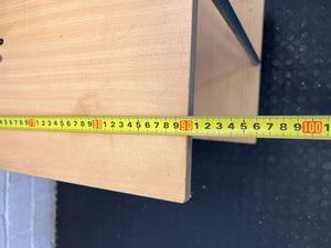 Modern Wooden Study Desk with Metal Frame β Minor Scratches - PRICE DROP