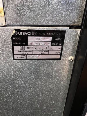 White Electric Oven Model 182UC - Great Condition with Minor Wear