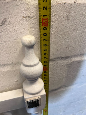 Classic White Spindle Wooden Headboard - 2ndhandwarehouse.com