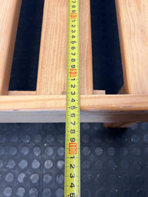 Sturdy Pine Wood Single Bed Frame - 2ndhandwarehouse.com