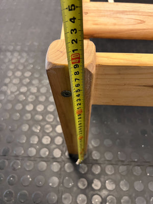 Sturdy Wooden Single Bed Frame with Slats - 2ndhandwarehouse.com