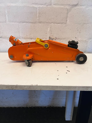 Reliable Orange Hydraulic Trolley Jack - 2ndhandwarehouse.com