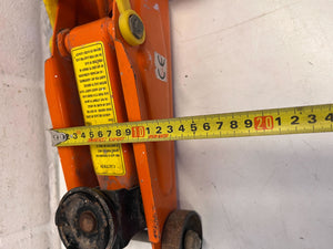 Reliable Orange Hydraulic Trolley Jack - 2ndhandwarehouse.com