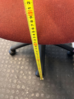 Comfortable Red Swivel Office Chair