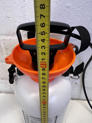 Garden Master Manual Pressure Sprayer - White & Orange - 2ndhandwarehouse.com