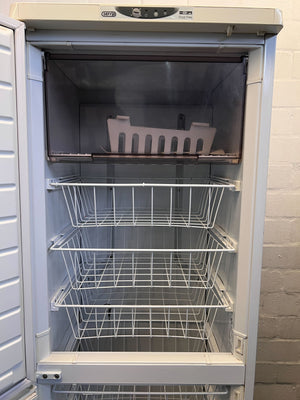 White Two-Door Fridge with Minor Scratches - REDUCED