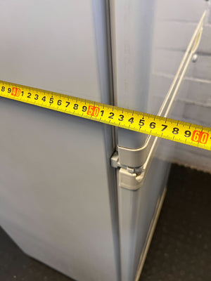 White Two-Door Fridge with Minor Scratches - REDUCED