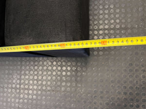 Modern Black Sectional Sofa with Chaise- damaged underneath