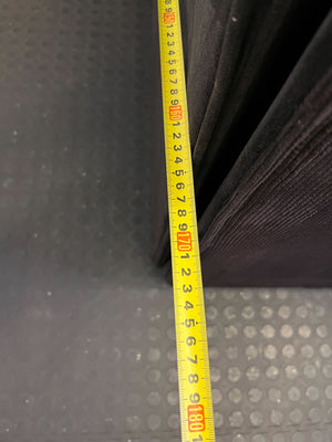 Modern Black Sectional Sofa with Chaise- damaged underneath