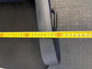 Modern Black Mesh Office Chair with Sled Base