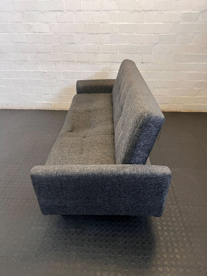 Stylish Grey Fabric 2-Seater Sofa | Modern Living Room Couch - 2ndhandwarehouse.com