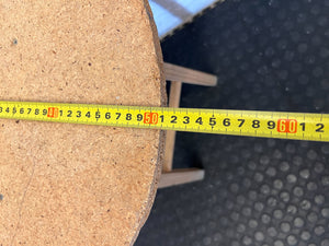 Rustic Cork Top High Side Table / Stool - 2ndhandwarehouse.com