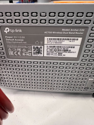 TP-Link Wireless Router - Black with 3 Antennas, Minor Scratches