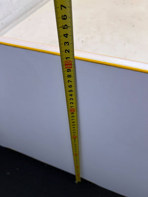 Simple White Single Bed Frame - Minor Wear - REDUCED