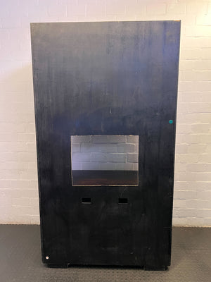 Stunning Dark Brown Wooden Display Unit with Unique Storage πͺ - REDUCED