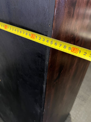 Stunning Dark Brown Wooden Display Unit with Unique Storage πͺ - REDUCED