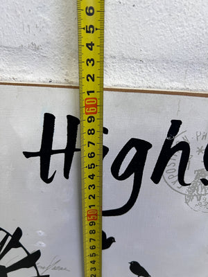 Charming Vintage Windmill Wall Art with Inspirational Quote 661 x 36cm - 2ndhandwarehouse.com