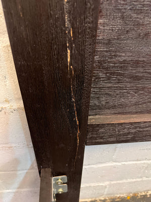 Modern Black Wooden Bed Frame - Queen Size Minor wear - REDUCED