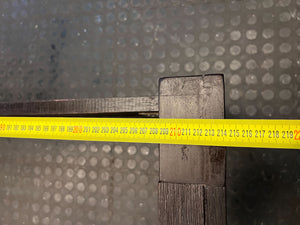 Modern Black Wooden Bed Frame - Queen Size Minor wear - REDUCED