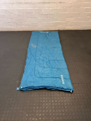 Cozy Blue Sleeping Bag - Ideal for Camping and Adventures