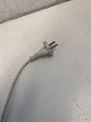 Compact Ottimo White Electric Heater with Minor Cracks