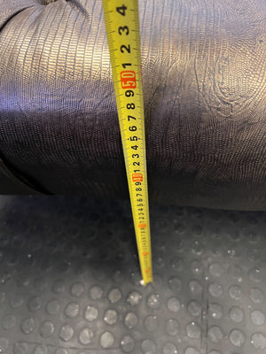 Stylish Black Faux Leather Tufted Bench with Sturdy Legs