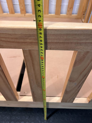 Charming Wooden Teepee Toddler Bed with Storage Drawer - REDUCED