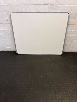 Versatile White Melamine Tabletop - Minor Edge Damage