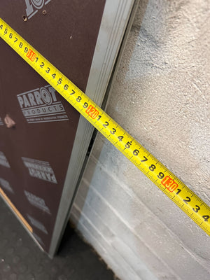 Versatile White Melamine Tabletop - Minor Edge Damage