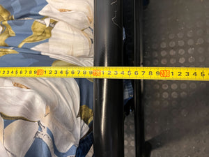 Charming Magnolia Print Futon Sofa with Black Frame