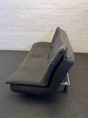 Sleeper couch -Versatile Grey Futon Sofa Bed - Some visible damages