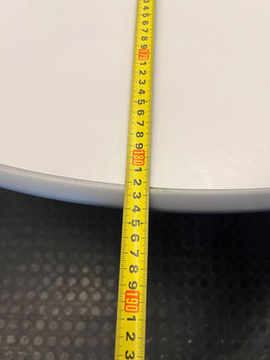 Modern Oval Meeting & Training Table - Grey Finish - 2ndhandwarehouse.com